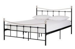 HOME Aeriel Kingsize Bed Frame - Black.